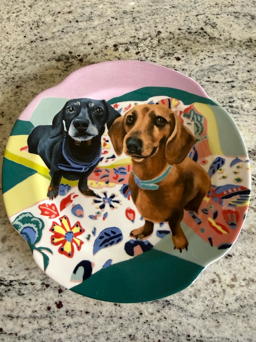 Jay MCclellan Studio by Anthropologie Crocket & Cinnamon Conspire Dachshund Dog